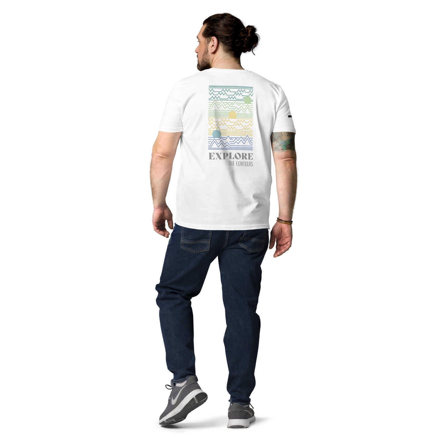 LANDSCAPE Abstract Unisex Organic Cotton T-shirt